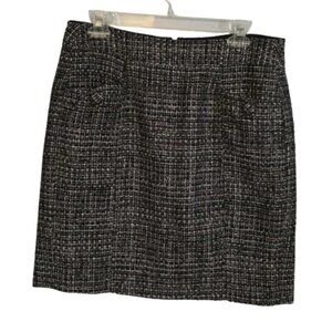 EUC Banana Republic Tweed Midi Skirt